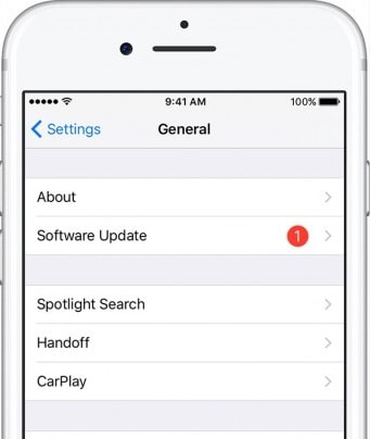 iPhone-softwareopdatering