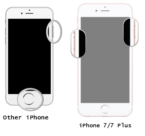 更新中にiPhoneがフリーズした場合は、iPhoneを強制的に再起動します