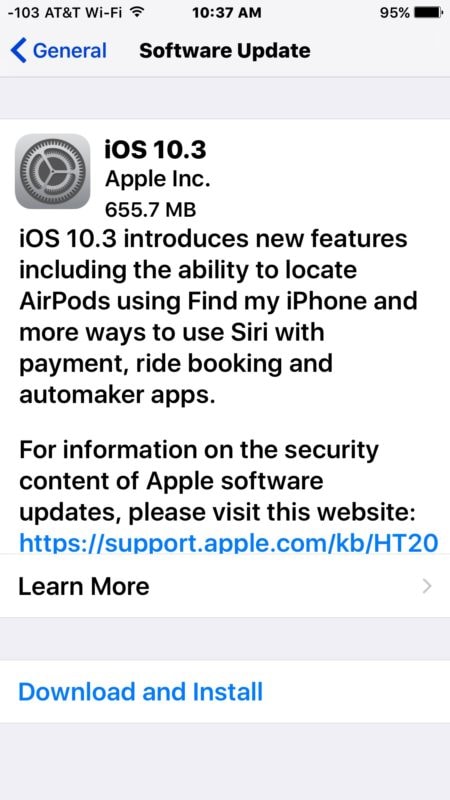更新 ios 以修復 iphone 錯誤 54