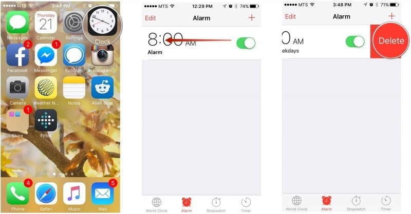 iphone-alarmen fungerer ikke - oppdater alarmdetaljer