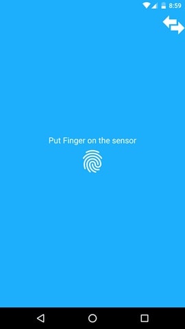 пин-код отпечатка пальца