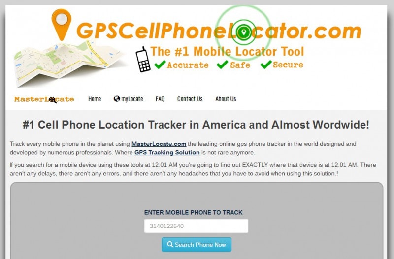 تتبع الهاتف عبر GPS CellPhone Locator