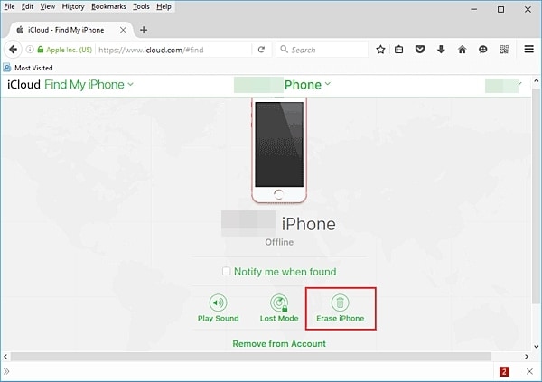 Desbloquear iPhone Passcode-Borrar iPhone