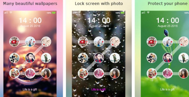 üst Fotoğraf Tuş Takımı Kilit Ekranı Uygulamaları-Kilit Ekranı Fotoğraf Deseni