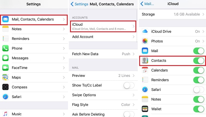 importuj kontakty z Gmaila do iPhone