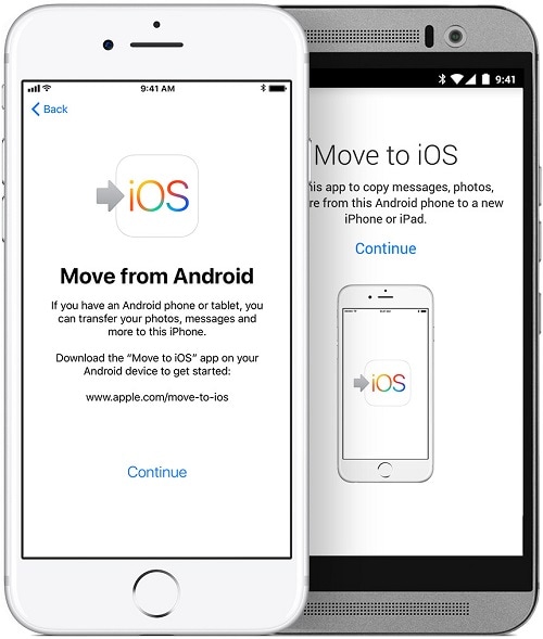 Android naar iPhone contacten overdracht app - verplaatsen naar ios