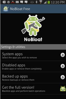 NoBloat