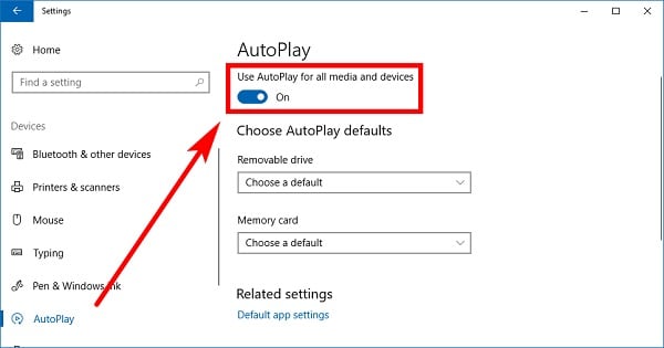 aktivera autoplay på Windows
