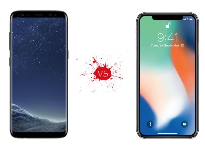 iPhone x gegen Samsung s9