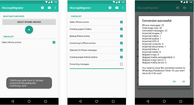 transferir mensajes de whatsapp de itunes a android con wazzapmigrator