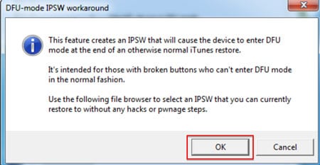 βάλτε το ipad σε λειτουργία DFU χωρίς κουμπί αρχικής οθόνης ή κουμπί λειτουργίας