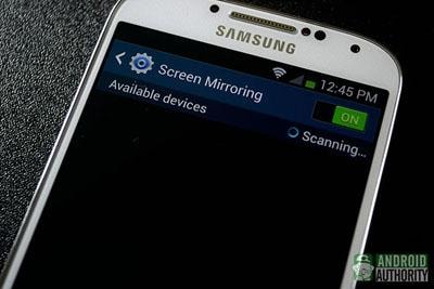 使用 Allshare Cast 在 Samsung Galaxy 上打開屏幕鏡像 - 列出所有可用設備