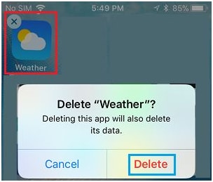 aplicación meteorológica ios 9