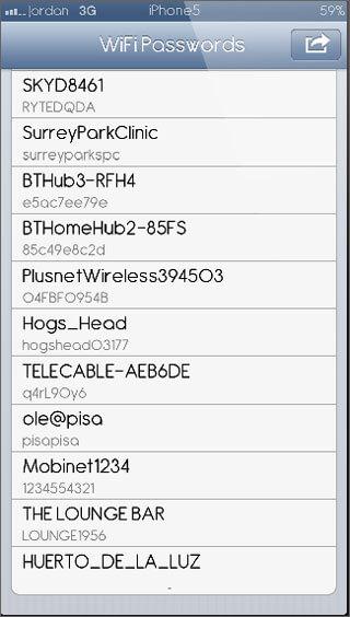 find wifi-adgangskode iphone