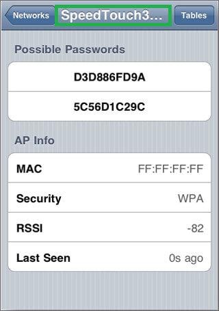 wifi şifresini bul iphone-iSpeedTouchpad