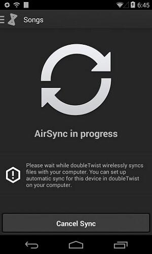 android-AirSync 上的 iTunes 音樂