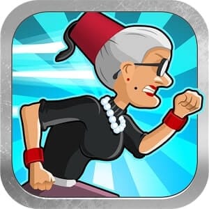 jogos no Android 2.3/2.2-Angry Granny (jogo em execução)