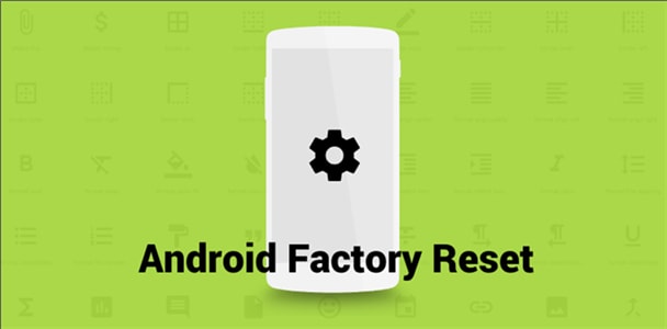 fabrika sıfırlama android