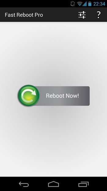 android újraindító alkalmazás