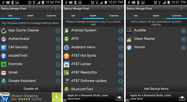 Android-Neustart-App
