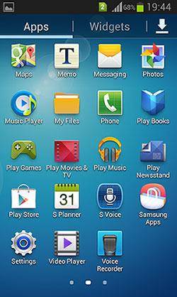 Overfør apps til din nye telefon-Samsung Galaxy Apps