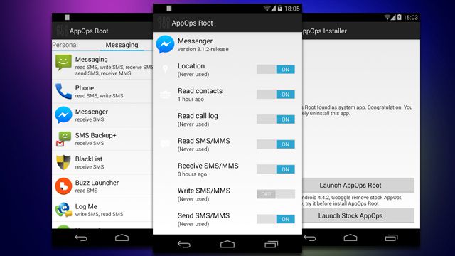 Κορυφαία εφαρμογή Android Root: AppsOps