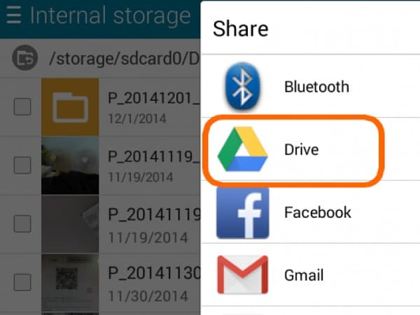 Varmuuskopioi samsung-kuvat Google Driveen