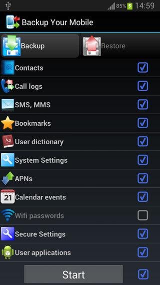 backup wi-fi android