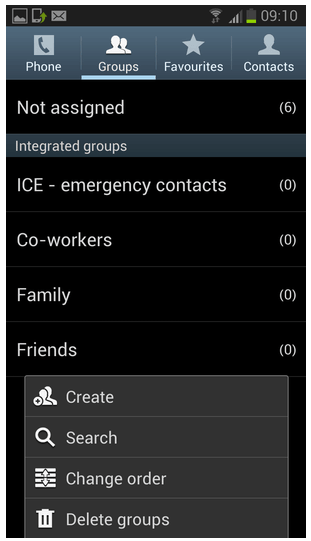 Bedste måder at sende gruppebeskeder med Android eller iPhone-lokaliser Grupper mulighed
