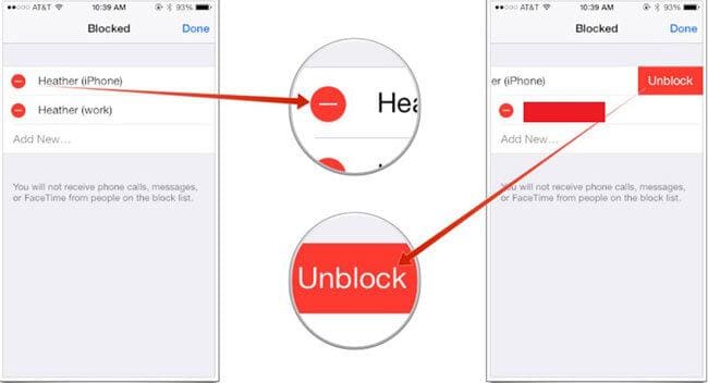 como encontrar un numero bloqueado en iphone