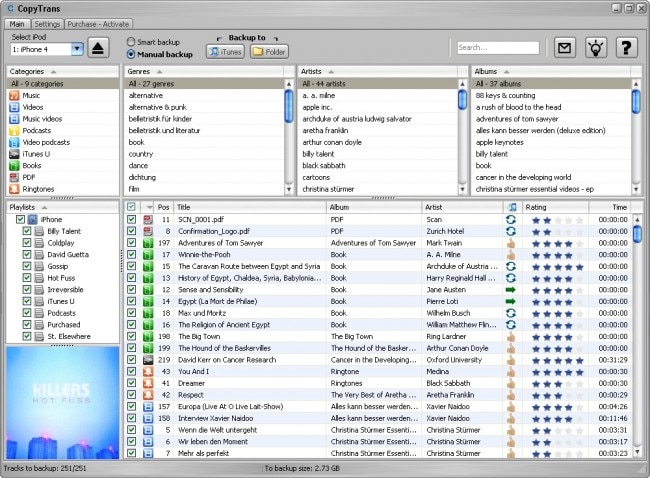 Перенос приложений с iPad на компьютер с помощью стороннего программного обеспечения для переноса iPad - CopyTrans