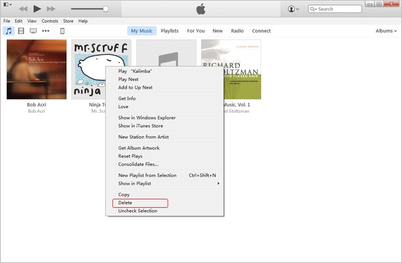 Transférer MP3 vers iPad avec iTunes : Supprimer les morceaux incompatibles
