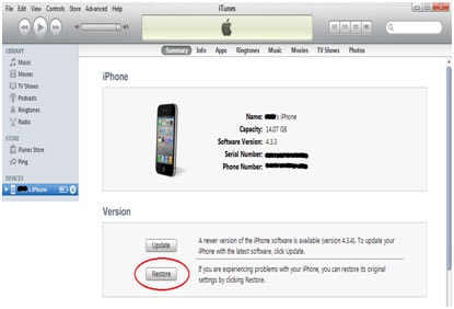 Das iPhone bleibt im Wiederherstellungsmodus hängen, indem es iTunes verwendet