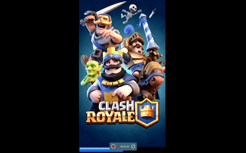 hvordan spille inn Clash Royale på datamaskinen