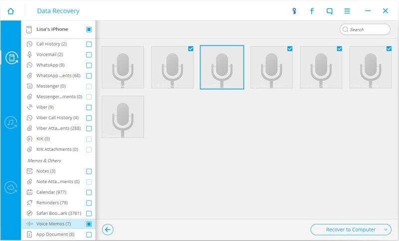 直接從 iPhone 恢復語音備忘錄