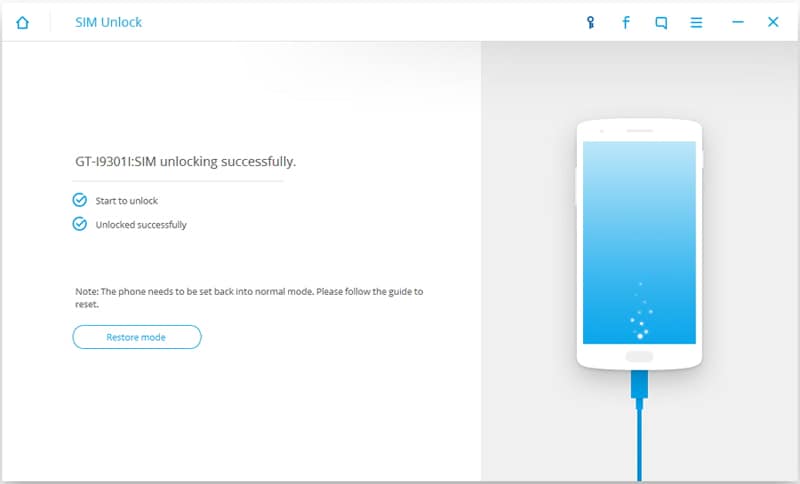 android sim-opplåsing-Start SIM-opplåsing på telefonen