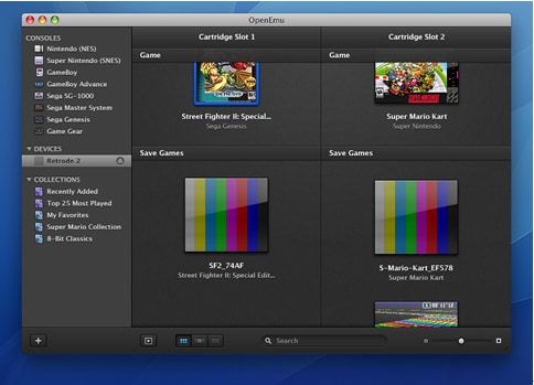 Mac用エミュレーター-OpenEmu