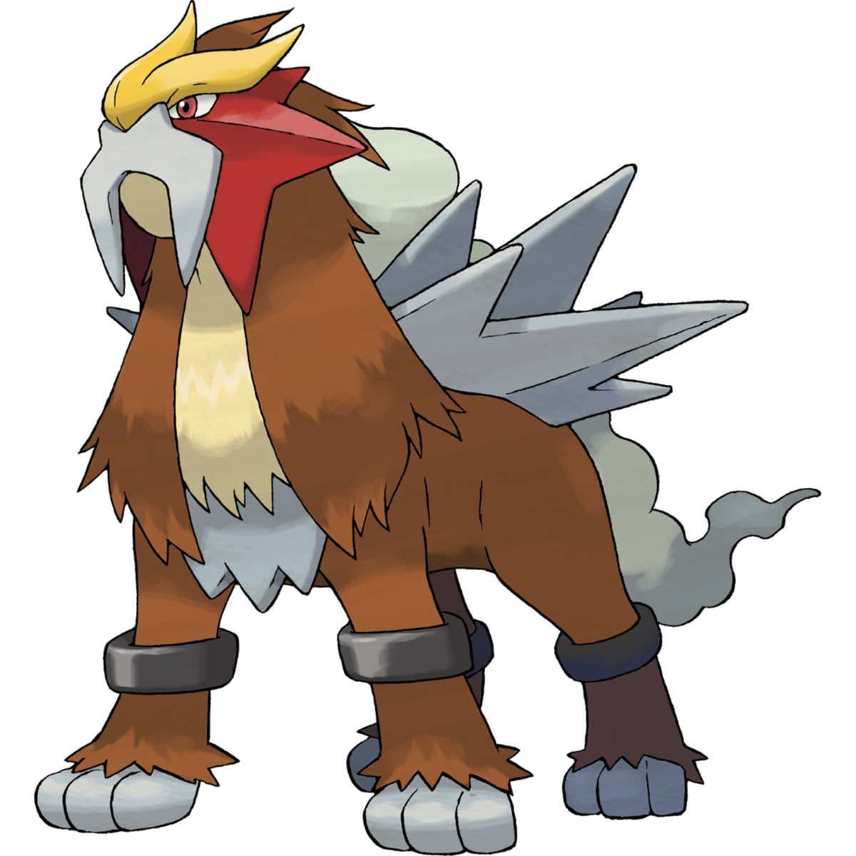 Le légendaire Shadow Pokemon Entei de l