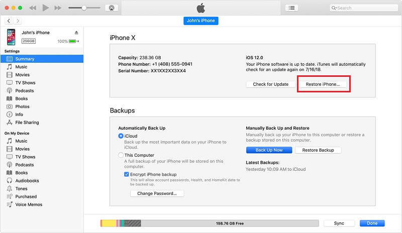 iphone 4 用 iTunes 恢复出厂设置