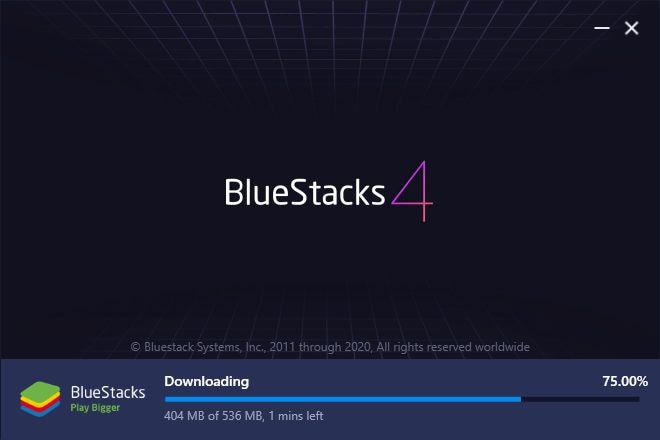 تثبيت bluestacks على جهاز الكمبيوتر