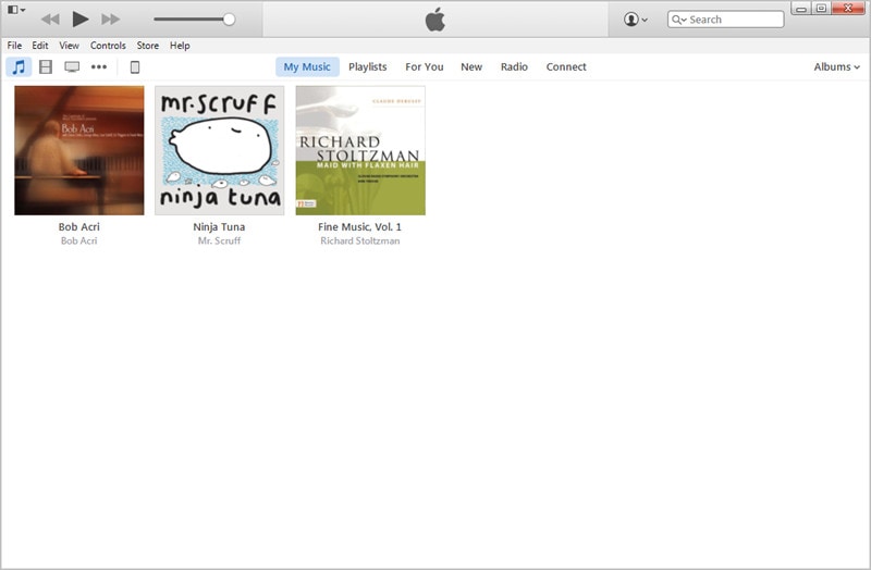 使用 iTunes 将 MP3 传输到 iPad：在 iTunes 中查找 MP3 文件
