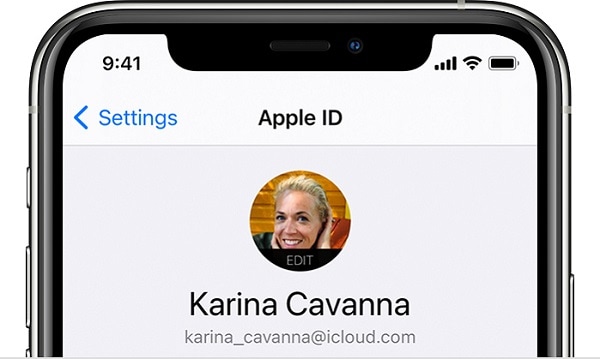 Apple id på iphone