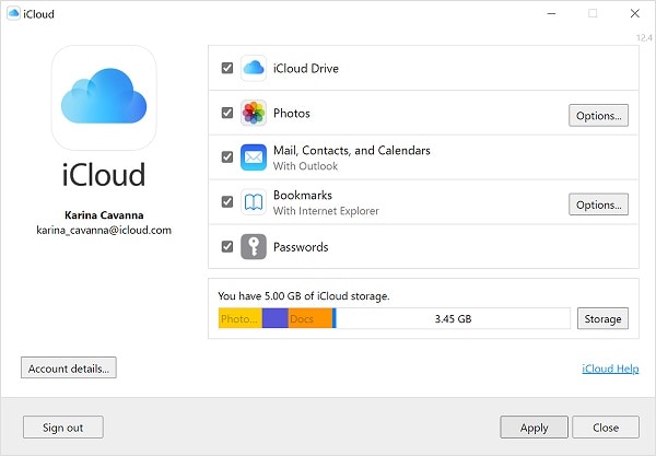 apple id på icloud