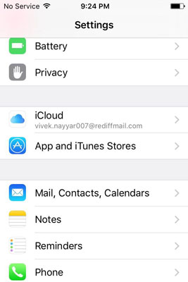 Jak změnit e-mail iCloud na iPhone