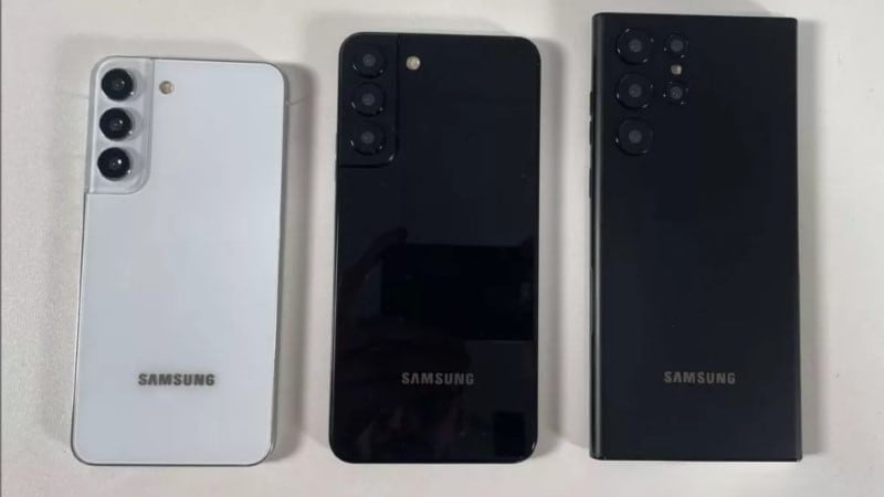 ontwerp van de Samsung Galaxy S22-serie