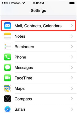 مزامنة جهات اتصال iPhone مع Gmail مباشرة