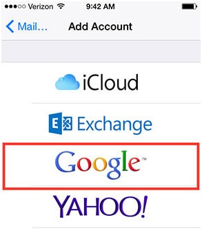 Синхронизируйте контакты iPhone с Gmail напрямую