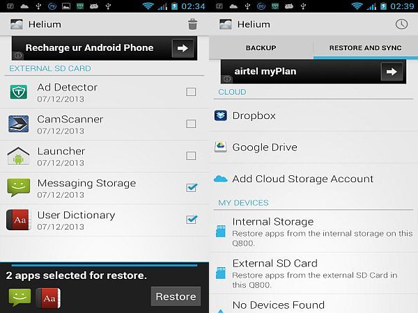 Πώς να δημιουργήσετε αντίγραφα ασφαλείας Android σε Mac-Helium Premium