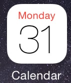iPhone-kalender