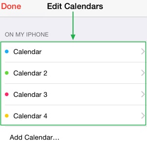 iPhone 日曆